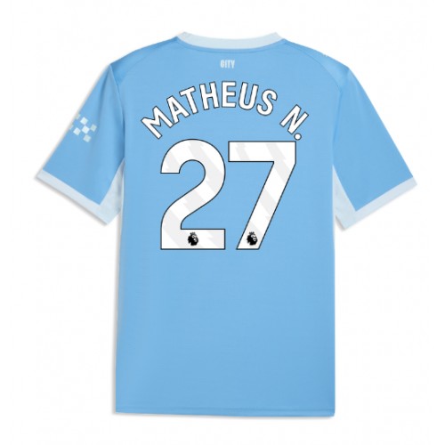 Manchester City Matheus Nunes #27 Kotipaita 2026-27 Lyhythihainen